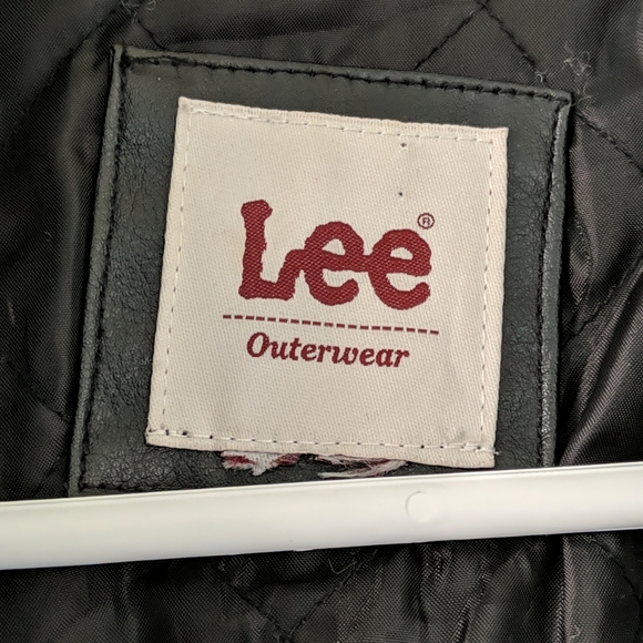 Faux Leather Trench Jacket - Picture 4 of 6